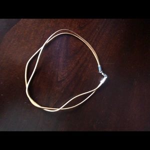 Silpada necklace/choker double strand